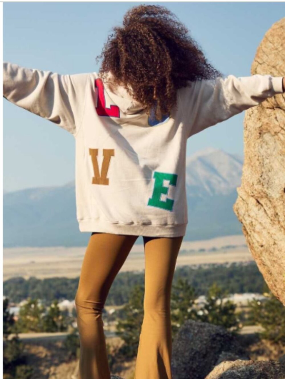 American Eagle Aerie LOVE Oversized Hoodie Sweater Size Large